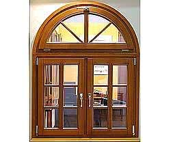 окно арочное деревянное (евробрус) 1800Х1800