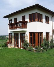 балконный блок деревяный (евробрус)