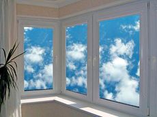 Балкон в профильной системе Lider.