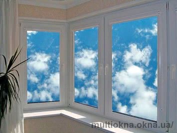 Балкон в профильной системе Lider. Балкон в профильной системе Lider.