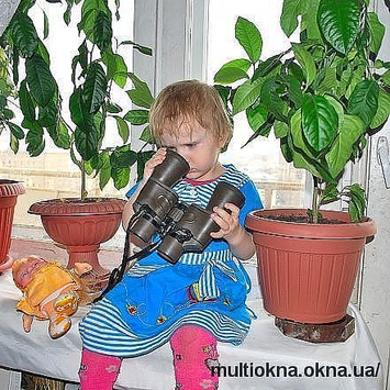 Окно в детскую трестворчастое Rehau 70 с теплым стеклопакетом.