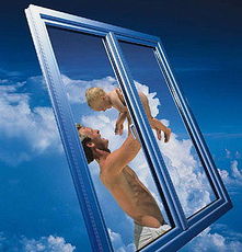 Окно в детскую двухстворчастое, профиль Rehau 70 с теплым стеклопакетом.