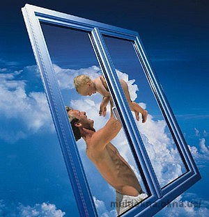 Окно в детскую двухстворчастое, профиль Rehau 70 с теплым стеклопакетом.