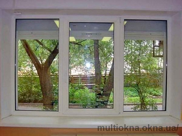 Окно для коттеджа, в немецком профиле Алупласт.