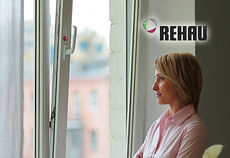 Купить пластиковые окна Rehau в Киеве. Окна с фурнитурой МАСО - двустворчатые, одна половина - глухая, вторая - поворотно-откидная, 1,45х1,65 м
