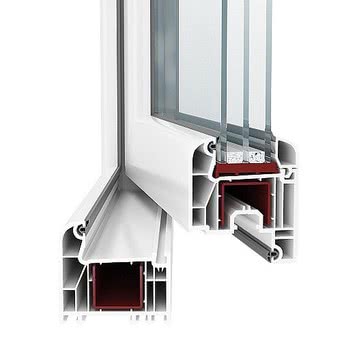 Двухстворчатое металлопластиковое окно для спальни из профиля WDS 505 с фурнитурой МАСО с однокамерным стеклопакетом 24 мм. Размеры окна: ширина 1,1 м, высота 1,45 м.
