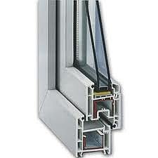 Новое окно из ПВХ деленное пополам с глухой и поворотно-откидной створками из профиля ALMplast (Украина) 1150х1400 (МАСО, однокамерный стеклопакет) для спальни.