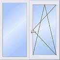 ПВХ окно, пофиль Almplast (Украина), фурнитура Масо (Австрия) стеклопакет двухкамерный, предаст тепло в вашу квартиру.