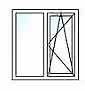 Металлопластиковое окно, пофиль Almplast (Украина), фурнитура Масо (Австрия) стеклопакет 4-10-4-10-4, предаст тепло в вашу квартиру