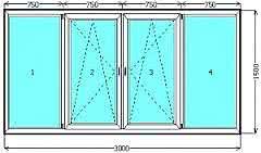 Надежный балкон в ваш дом, профиль Almplast, фурнитура Масо, стеклопакет 4-16-4.
