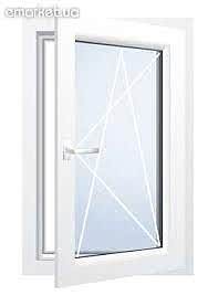 Окно с одной створкой, профиль Rehau e60, фурнитура Vorne стеклопакет однокамерный с энергосбережением