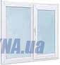 Надежное металлопластиковое окно в дом, профиль Rehau e60, фурнитура Maco, стеклопакет двухкамерный.