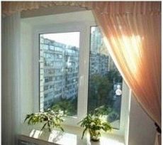 ПВХ окно WDS поворотное, фурнитура компании Ворне, размер - 0,6 х 0,8 м