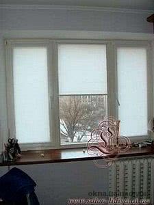 ПВХ окно от Алюпласт поворотно-откидное для коттеджей с фурнитурой Siegenia, размер окна - 0,9 х 1,7 м