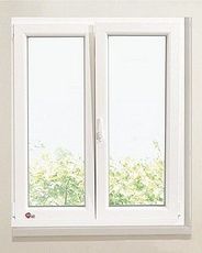 Окно ПВХ Фенстер c энергосберегающим двухкамерным стеклопакетом