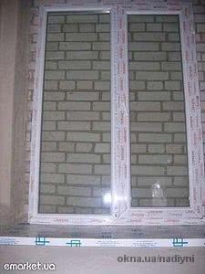 ПВХ окно WDS, фурнитура компании Ворне, размер - 0,6 х 1,2 м