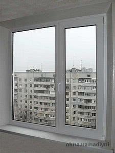ПВХ окно от WDS в кухню - недорого, размер окна - 0,8 х 1,1 м