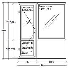 Балконний блок KBE