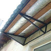 Изтовление крыши на балкон
