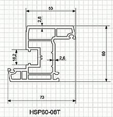 Створка HSP60-08T T5
