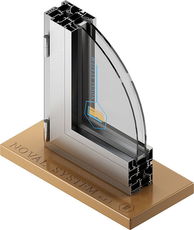 Двери алюминиевые Noval