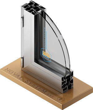 Двери алюминиевые Noval