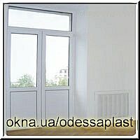 Дверь балконная в Сталинском доме REHAU euro60 ширина 1230мм высота 2650мм