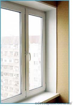 Откосы для двустворчатого окна в панельном доме из влагостойкого гипсокартона. Экономичный вариант отделки откосов. Цена 120 грн./1м. п.