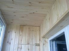 Обшивка деревянной вагонкой