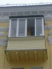 Балконы под ключ с наружным утеплением
