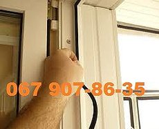 Замена уплотнителя, резины на окнах и дверях, Замена уплотнительной резины Киев