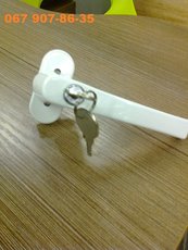 Ручка оконная С ключом, ручка оконная С замком, ручка "антидетка", БЛОКИРАТОРЫ, ЗАЩЕЛКИ, ручки! (АНТИДЕТКИ), ДЕТСКИЙ замок на окна.,