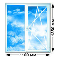 Двухстворчатое окно