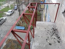 Сварка выноса балкона в Броварах.