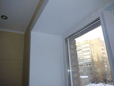 Пластиковые откосы из сэндвич-панели.