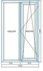 Немецкое окно SCHUCO Corona SI 82 Rondo, фурнитура SCHUCO VarioTec, стеклопакет (6-12-4-8-4i) шестерка каленая, с пленкой бронированной пакет энергосберегающий противовзломный.
