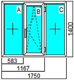 Купить окна Киев, окна ALMplast