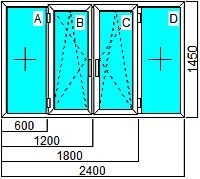Балконы Киев, остекление балконов, окна Rehau Euro 60