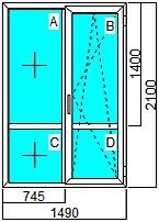 Балконные двери Киев, Балконные двери ALMplast