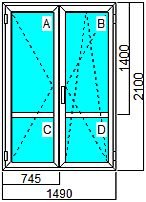 Балконные двери Киев, двери ALMplast в Киеве