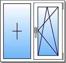 Стандартное окно в комнату 1300х1400