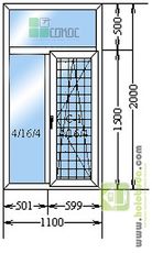 Металлопластикове окно 
