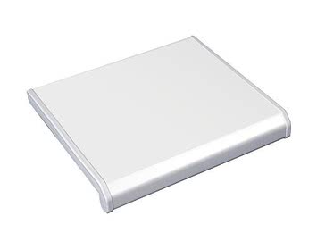 Подоконник пластиковий DANKE, цвет: белый сатин (Satin Bianco), 100*1500