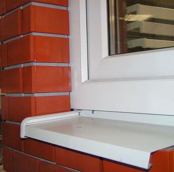 Отливы белые 100 * 1000