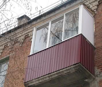 Остекление балкона