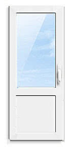 Металлопластиковая балконная дверь Rehau (2100х700 мм) от производителя