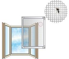 Москитные сетки на пластиковые окна и двери от фабрики окон Открытые окна