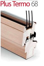 Деревянные окна Plus Termo 68 Stolbud