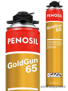 Монтажная пена усиленная PENOSIL Gold Gun 65 L