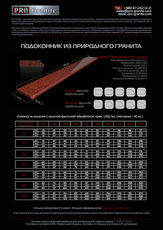 подоконник из красного природного гранита Лезники